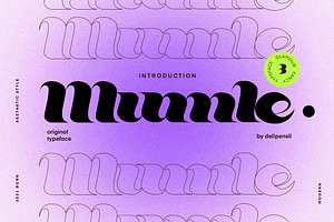 Mumle - Bold Serif Modern Typeface