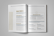 COVID-19 Company Policy, a Brochure Template by StockInDesign (Thumbnail 3 of 10)