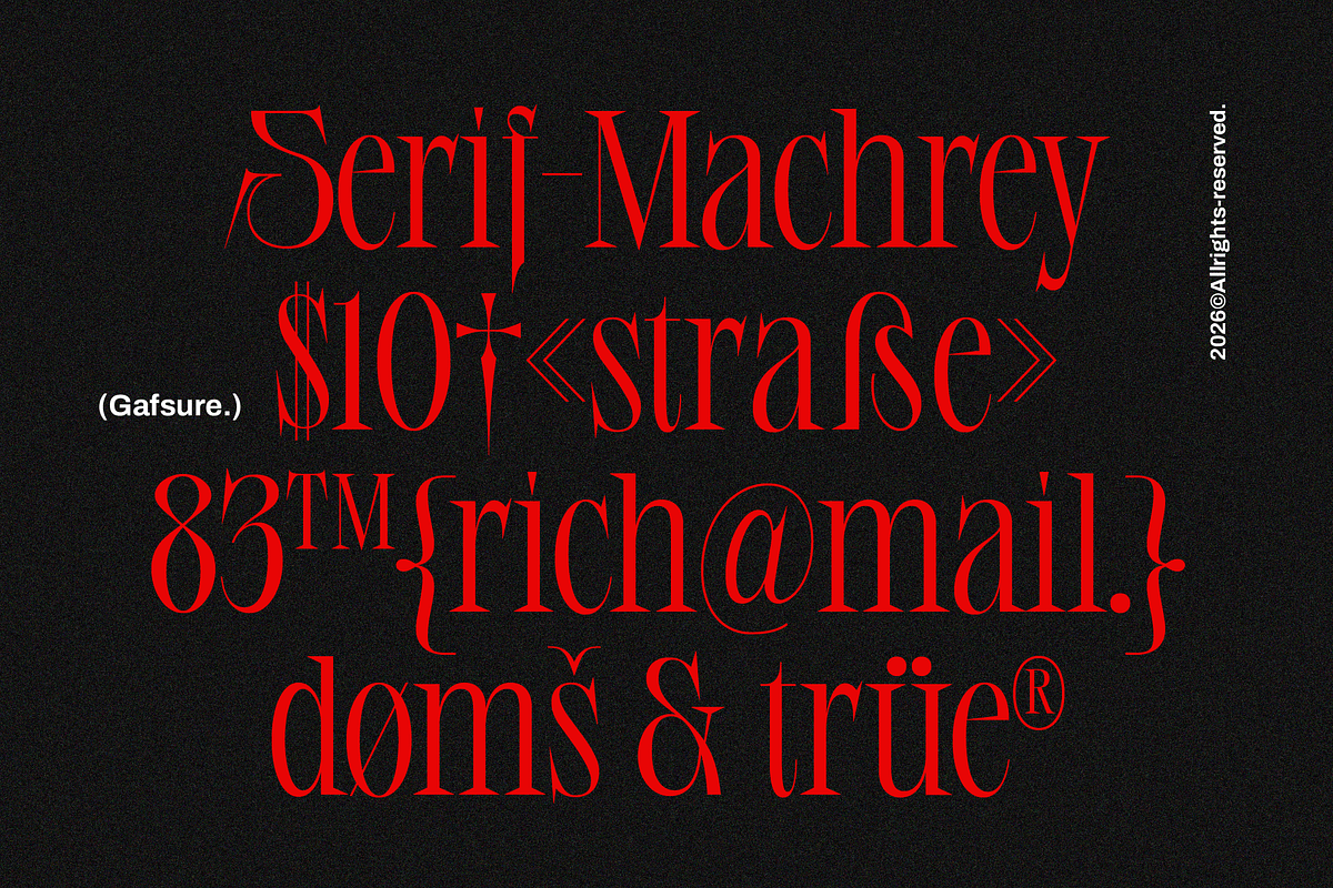 Gafsure | Modern Serif, a Serif Font by Jolicia Type (Photo 8 of 15)