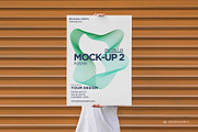 Man Holding Poster 2 Mock-up, a Print Template by Branda Keeps (Thumbnail 11 of 16)