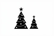 Cozy Holiday Tree Silhouette Designs, an Illustration by Gaye Art (Thumbnail 16 of 21)