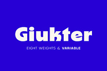 Giukter – Modern Display Typeface
