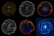 16 Abstract Glitch Point Spheres, an Object Graphic by GarryKillian (Thumbnail 2 of 4)