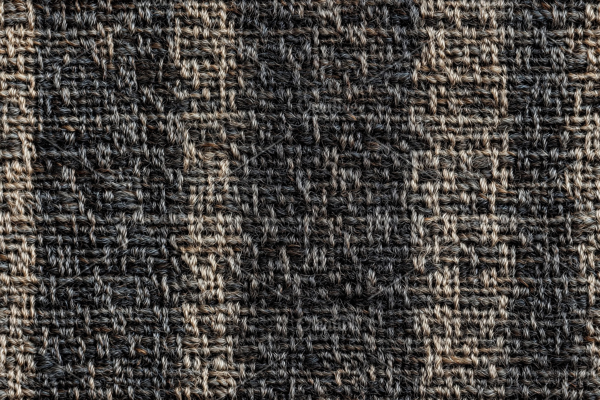 Seamless wool textured fabric with a dark, woven pattern. The fabric features a, a Texture Graphic by Textures & Backgrounds