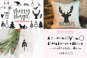 Christmas Font Bundle 10 Fonts