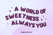 BUBBLEGUM, a Handwritten Font by Mozatype (Thumbnail 7 of 8)