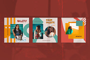 Geomei 90' Instagram Templates, a Social Media Template by Azruca (Thumbnail 7 of 9)