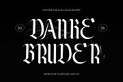 Olythea - Black Calligraphy Font, a Blackletter Font by Flawless And Co (Thumbnail 4 of 10)