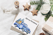 Classic christmas cars set, an Illustration by svetodesign (Thumbnail 9 of 10)
