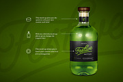Tequila Bottle Mock-Up, a Cups & Container Mockup by Palm Street Creative (Thumbnail 3 of 3)