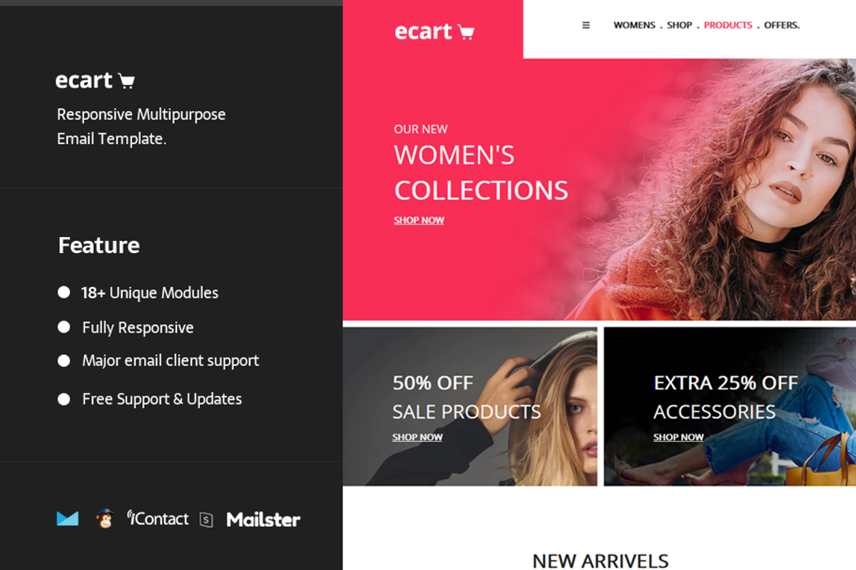 Ecart 2 - Ecommarce Email Template, an Email Template by williamdavidoffmail