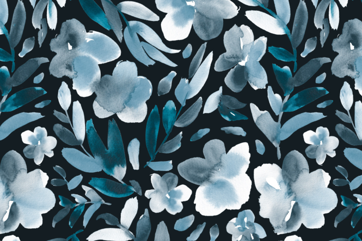 Grey, teal, blue and black, a Pattern Graphic by Anya-D (Photo 4 of 6)
