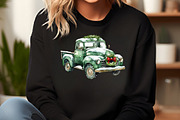 Christmas Truck Sublimation Clipart, an Illustration by DreamCafeArt (Thumbnail 5 of 7)