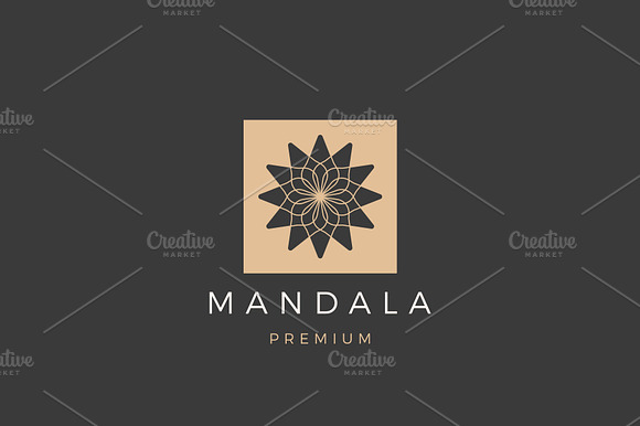 Simple And Minimalist Mandala Logo preview 2