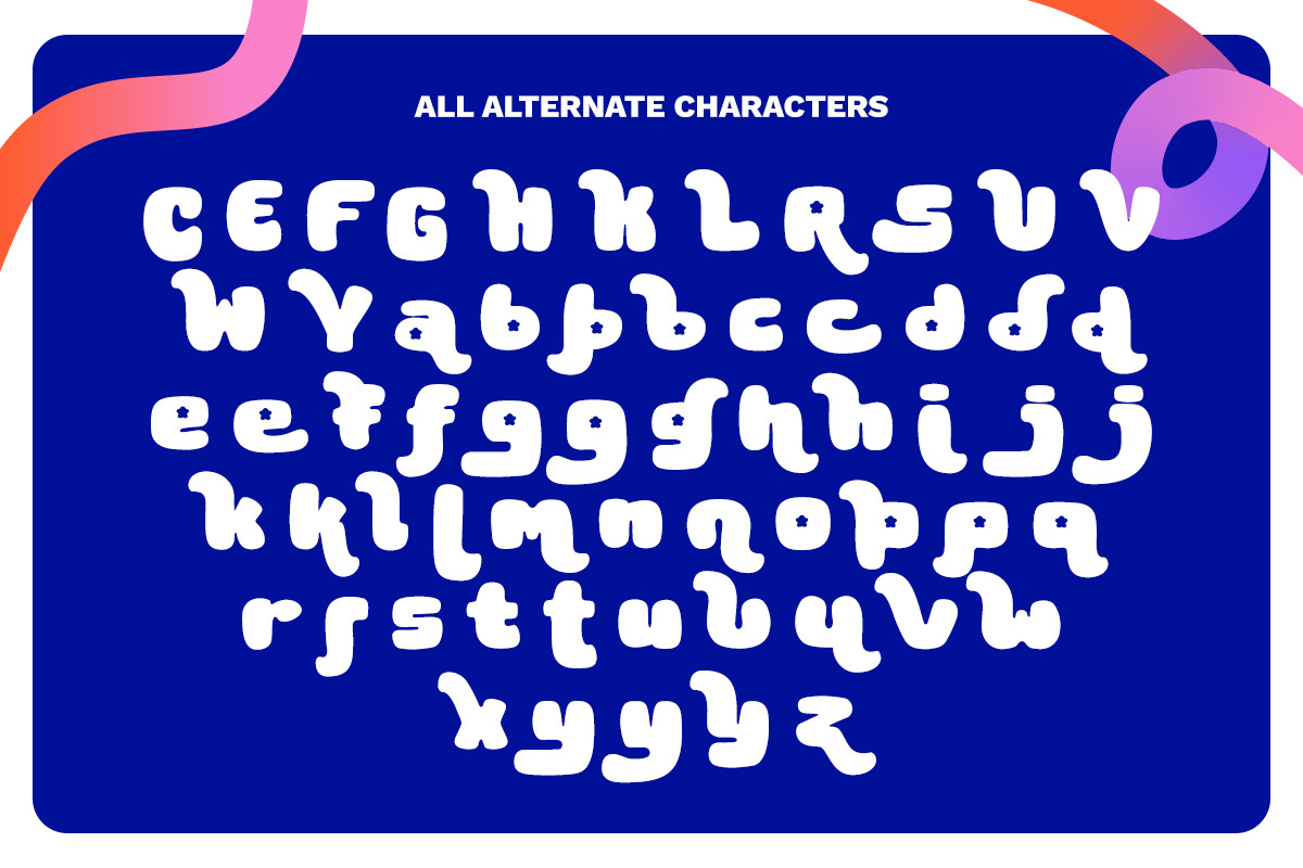 Cheery Buds – Playful Bubble Display, a Sans Serif Font by Unicode Studio (Photo 10 of 10)