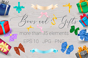 Bows and Gifts. More than 35elements, an Object Graphic by HmarkaShop (Thumbnail 2 of 2)