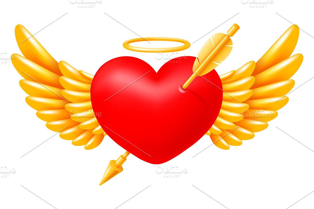 Set Of Vector Red Hearts, an Illustration by Vector beauty (Photo 3 of 3)