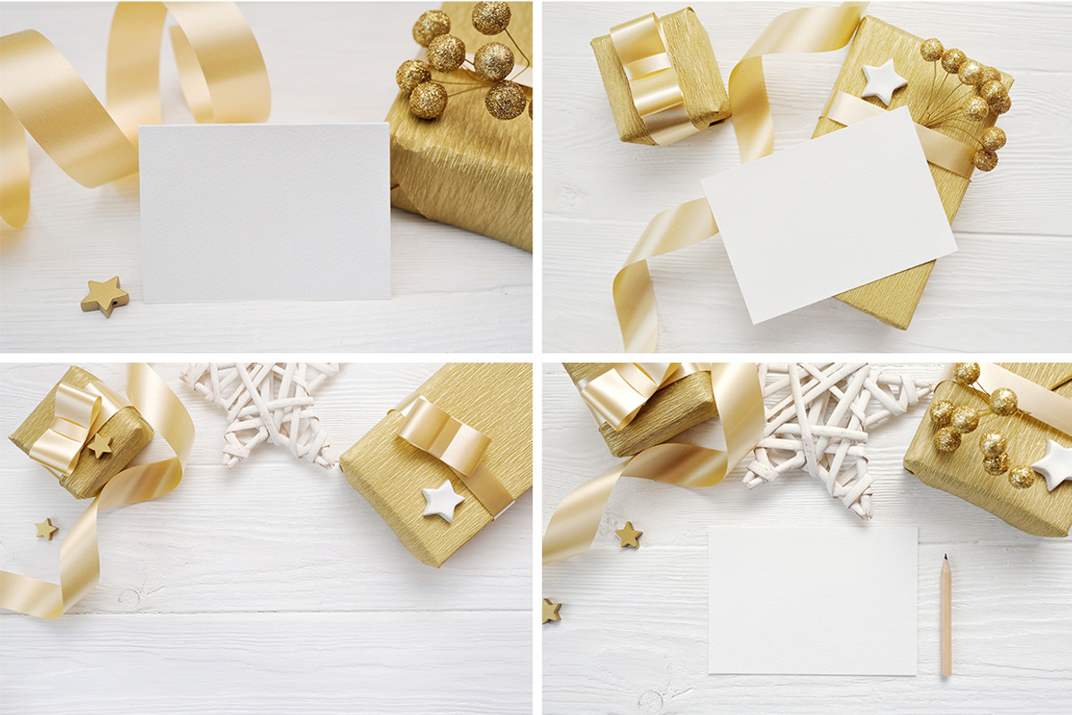 Christmas mock ups with smart object, a Print Template by Happy Letters (Photo 7 of 12)