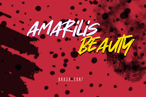 Amarilis Beauty | Modern Brush Font