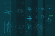 HUD Pro Infographic Elements, an Object Graphic by ConceptCafe (Thumbnail 25 of 30)