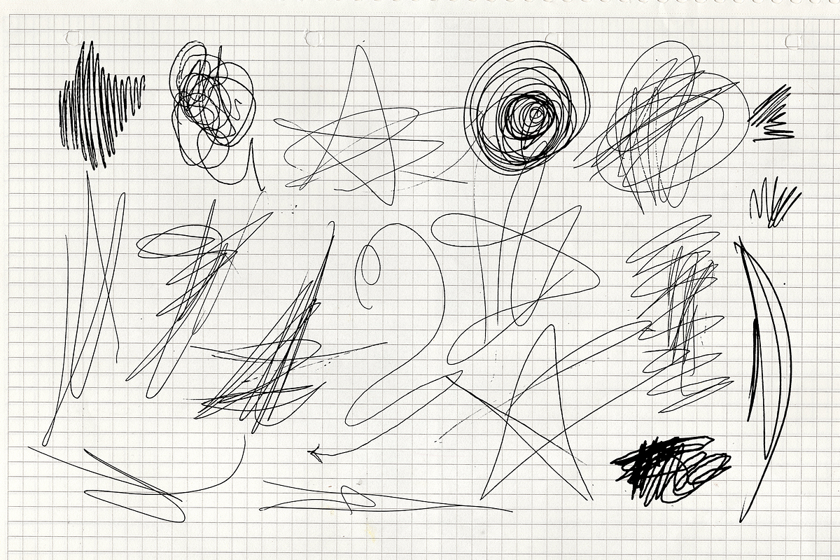 Vector Scribbles and Paper Scraps, a Texture Illustration by GRPXSTORE (Photo 12 of 13)