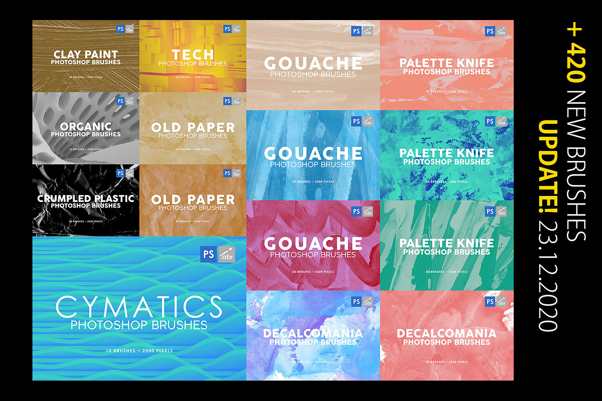 5600 Photoshop Brushes Bundle, a Brush Add-On by ArtistMef (Photo 35 of 48)