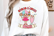 Joy Santa Repeat Pattern, Pink PNG, an Illustration by DreamArtGraphic (Thumbnail 2 of 5)