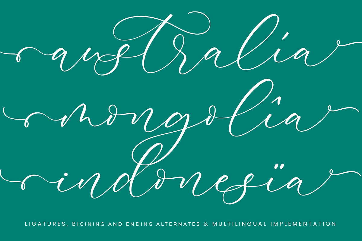 Avonta Qintani Stylish Calligraphy, a Script Font by stylishtype.co (Photo 11 of 20)