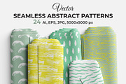 Vector Seamless Abstract Patterns, a Pattern Graphic by Iryna Denysova (Thumbnail 1 of 14)