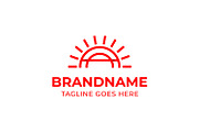 Letters AA Sunrise Logo, a Branding & Logo Template by Pray Art Design Studio (Thumbnail 1 of 2)