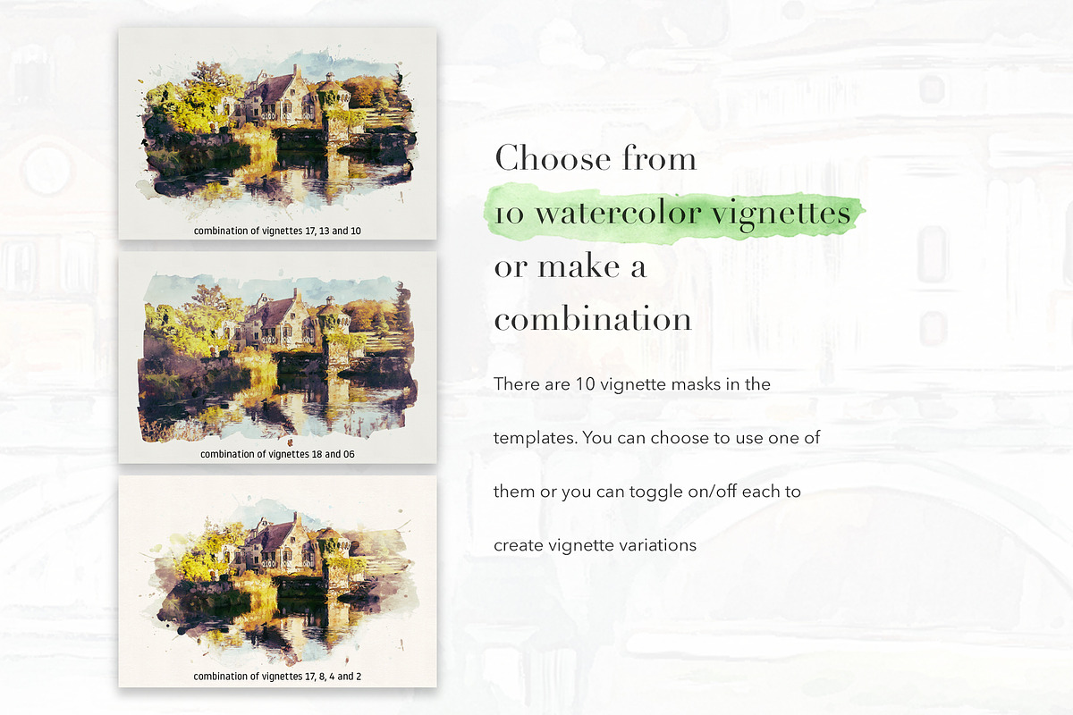 Watercolor Studio Watercolor Effect, an Action Add-On by DesignRocket (Photo 7 of 9)