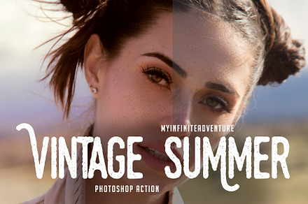 Vintage Summer Photoshop Action