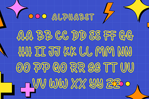 Sunblink Cute Graffiti Y2K Font