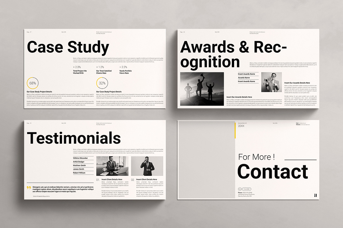 Architecture Portfolio Presentation, a Presentation Template by E-Type (Photo 6 of 6)