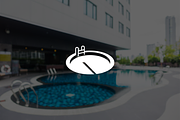 Minimalist Modern Pool Logo, a Branding & Logo Template by Luxury Logos (Thumbnail 2 of 4)