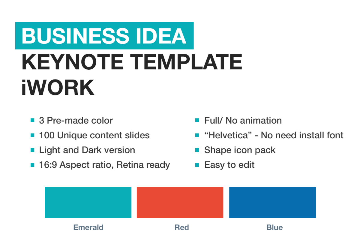 Business Idea Keynote template, a Presentation Template by HiSlide.io