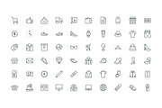 220 Fashion and Clothes Line Icons, an Outline Icon by Vectors Market (Thumbnail 3 of 4)