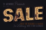 Modern Neon 3D Lettering, a Graphic by TVartworks (Thumbnail 3 of 18)