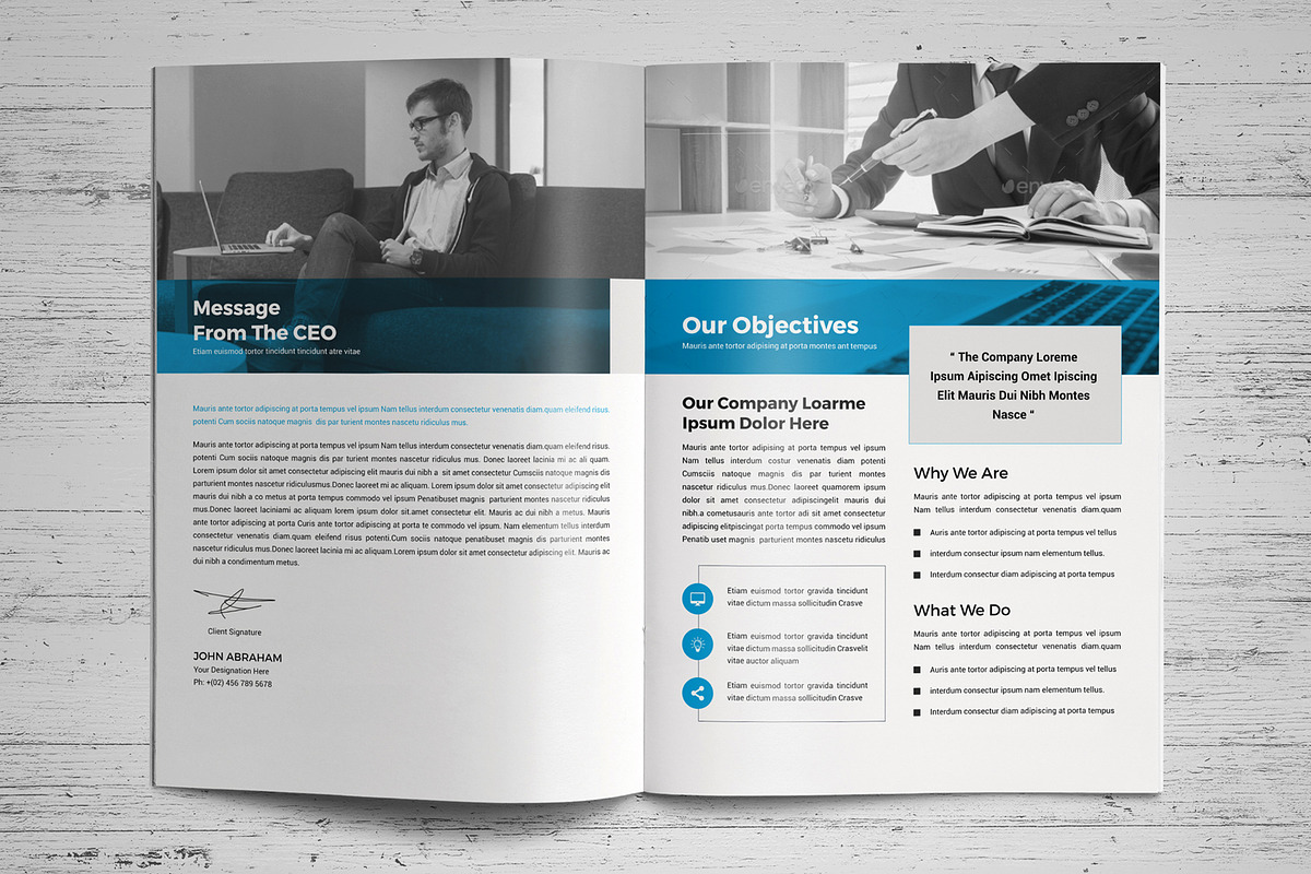 Company Profile Template V8, a Brochure Template by JanySultana (Photo 4 of 14)