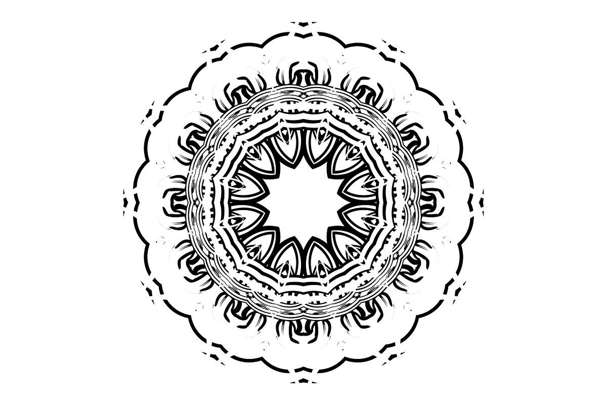 Artistic Mandala Vector Collection, a Decorative Illustration by NJ Himel (Photo 54 of 101)