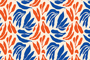 Abstract leaves, seamless patterns, a Pattern Graphic by Good Studio (Thumbnail 2 of 9)