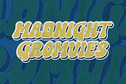 Gromvies - Retro Display, a Sans Serif Font by ahweproject (Thumbnail 5 of 8)