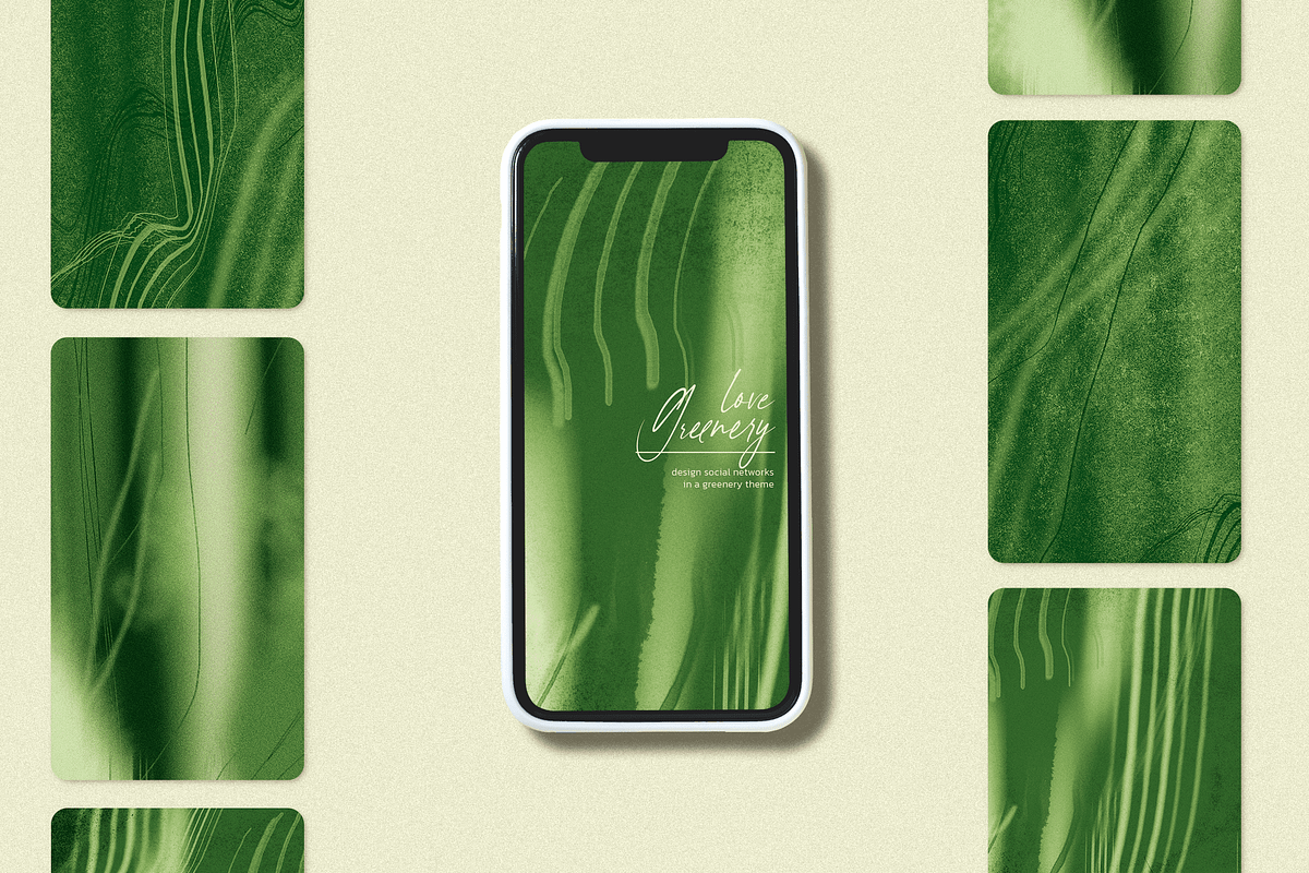 Greenery - abstract backgrounds, a Background Graphic by DigARTbyHavroshka (Photo 9 of 9)