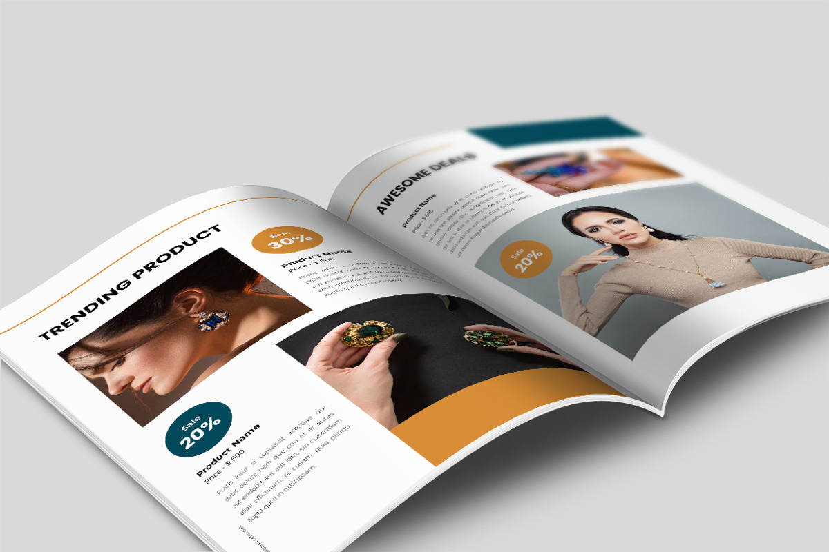 Jewellery Fashion Catalog, a Brochure Template by UICreative (Photo 3 of 4)