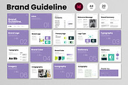 Brand Guideline Template Landscape, a Brochure Template by Slide-Agency (Thumbnail 2 of 2)