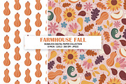Farmhouse Fall Seamless Patterns, a Pattern Graphic by Alanna Messina Design Co (Thumbnail 4 of 8)