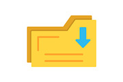 Folder Flat Icon, an Icon by Pexelpy (Thumbnail 1 of 2)