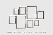Gallery Wall Mockup Set of 8 | 14, a Product Mockup by DESIGN BY nube (Thumbnail 1 of 8)