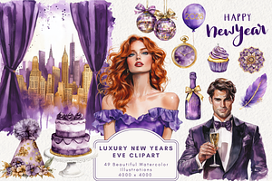 Luxury New Year's Eve Clipart