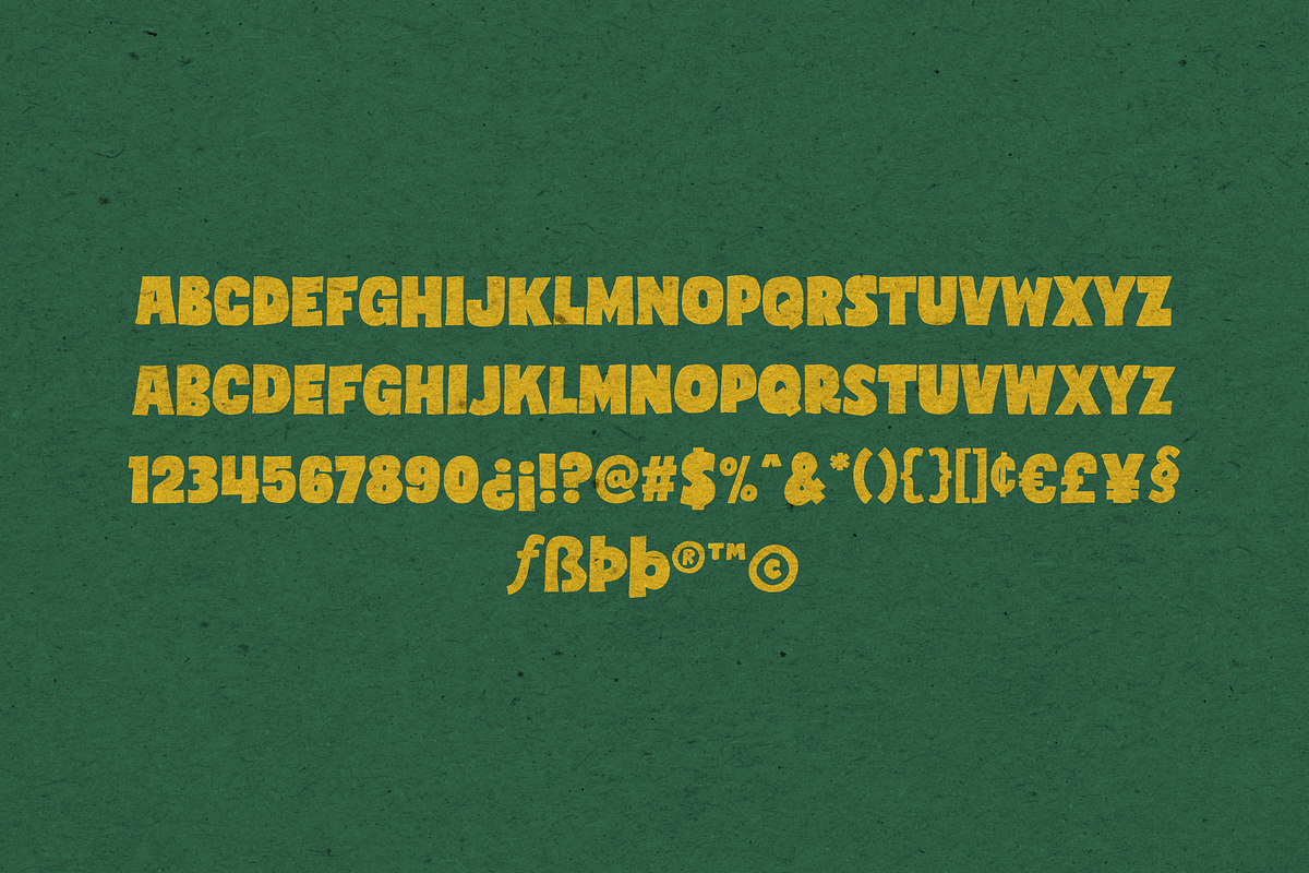 Intricks Typeface Rough, a Sans Serif Font by 24Design Studios (Photo 6 of 6)